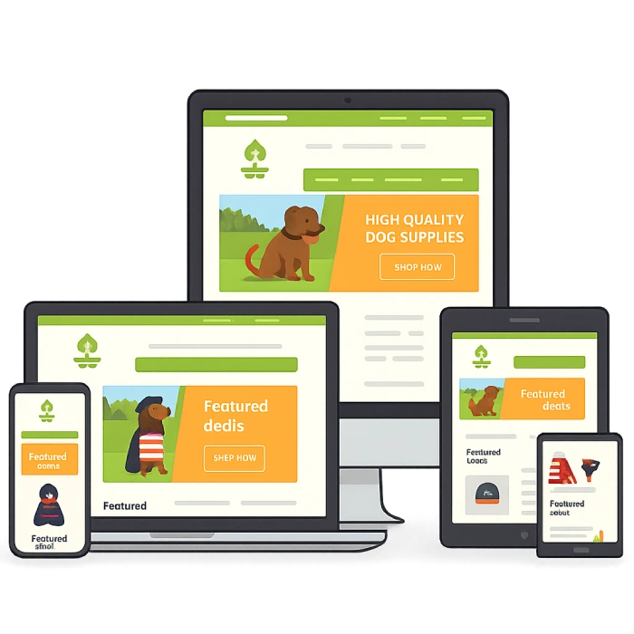 responsive e-commerce design